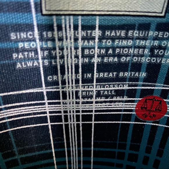 Hunter Refined Blossom Print Tall Gloss Boot, Size 7 - Picture 5 of 9